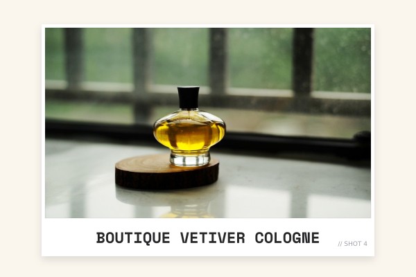 boutique vetiver cologne