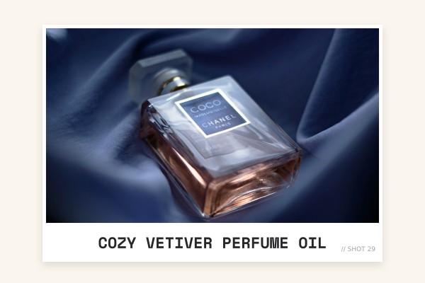 cozy vetiver perfume oil