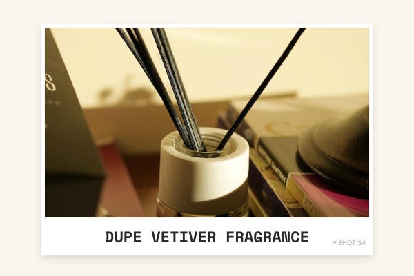 dupe vetiver fragrance