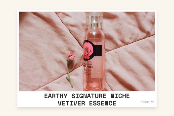 earthy signature niche vetiver essence