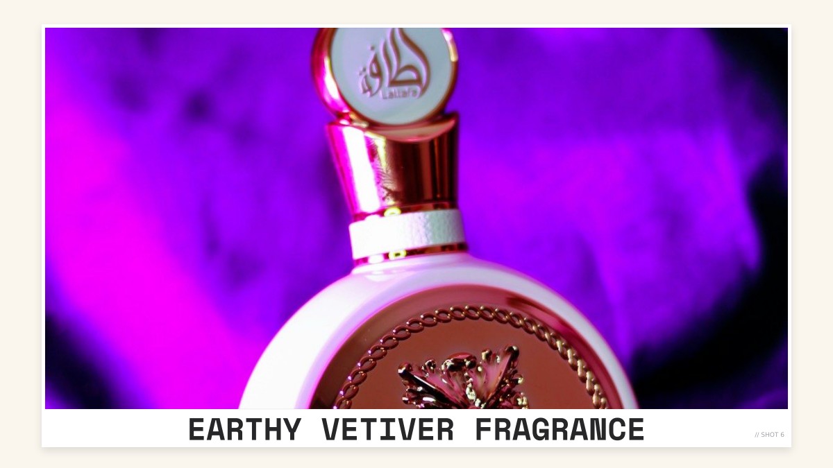 earthy vetiver fragrance