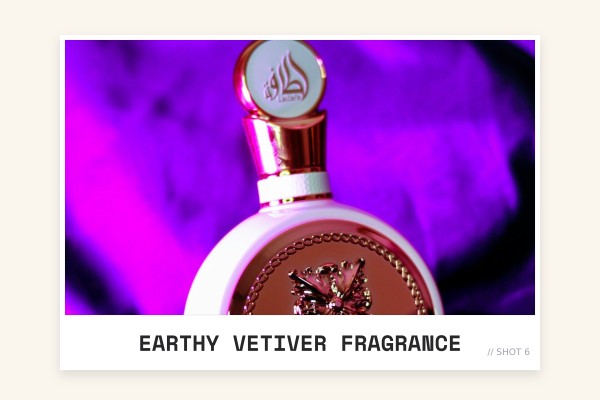 earthy vetiver fragrance