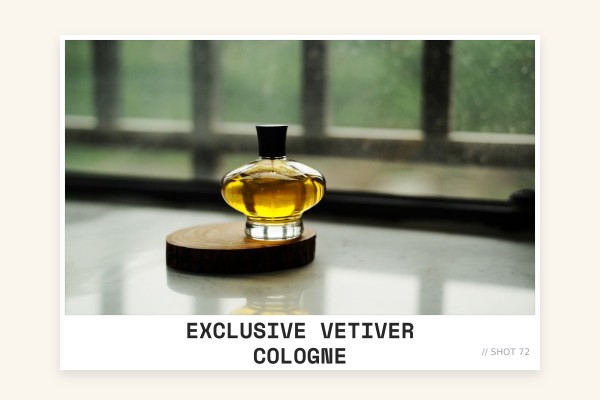 exclusive vetiver cologne