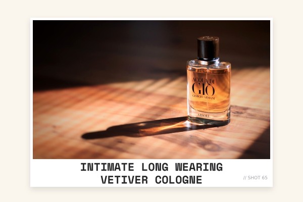 intimate long-wearing vetiver cologne