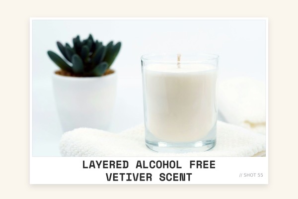 layered alcohol free vetiver scent