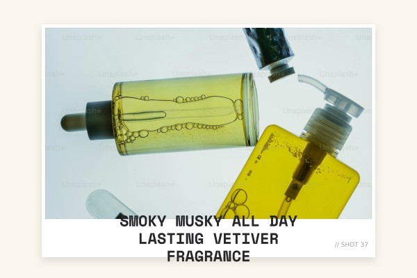 smoky musky all-day lasting vetiver fragrance