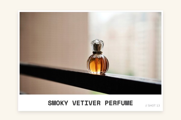 smoky vetiver perfume