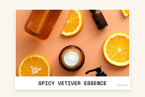 spicy vetiver essence