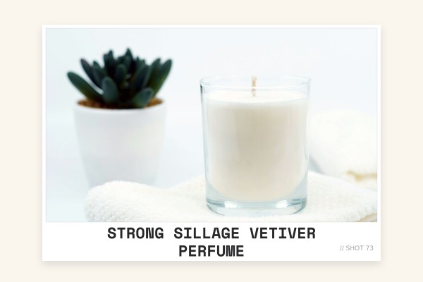 strong sillage vetiver perfume