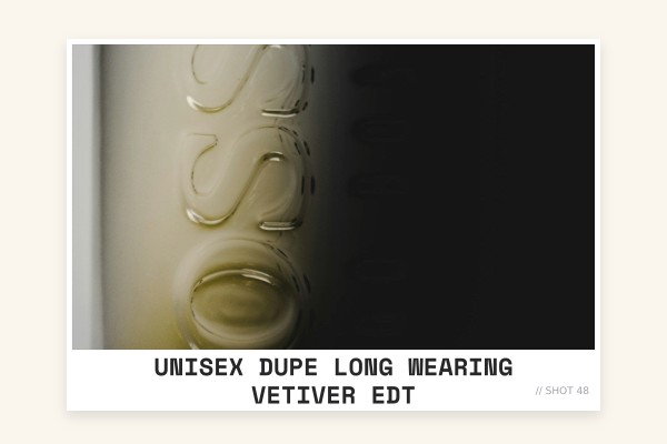 unisex dupe long-wearing vetiver edt