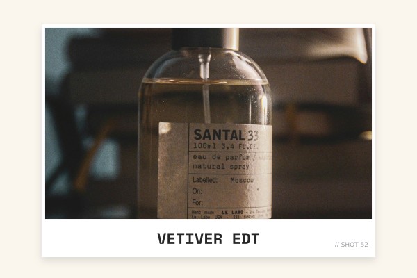 vetiver edt