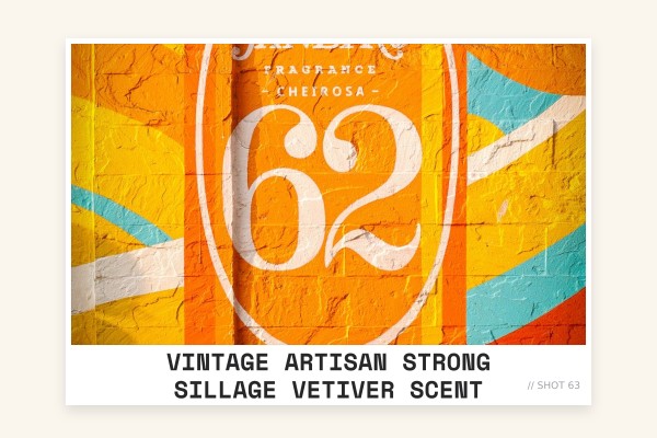 vintage artisan strong sillage vetiver scent